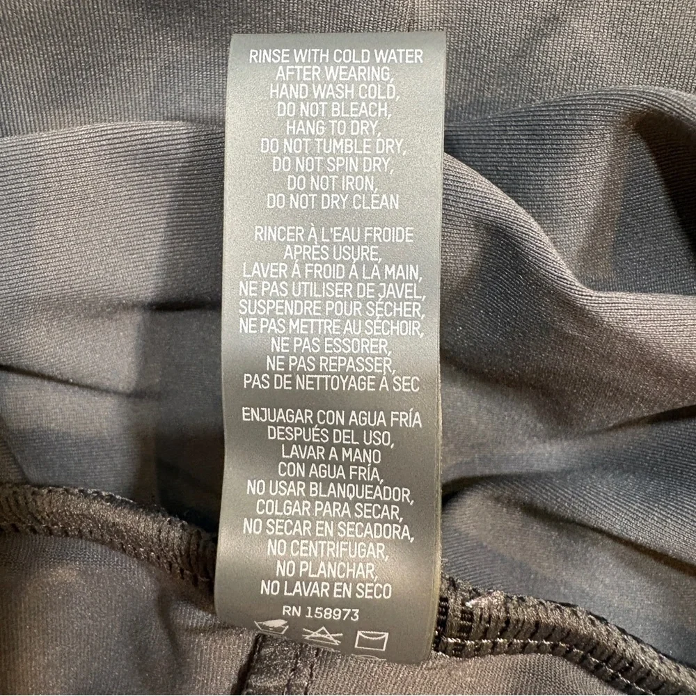 SKIMS Dark Gray Twist-Front Maxi Swim Sarong Size XXS